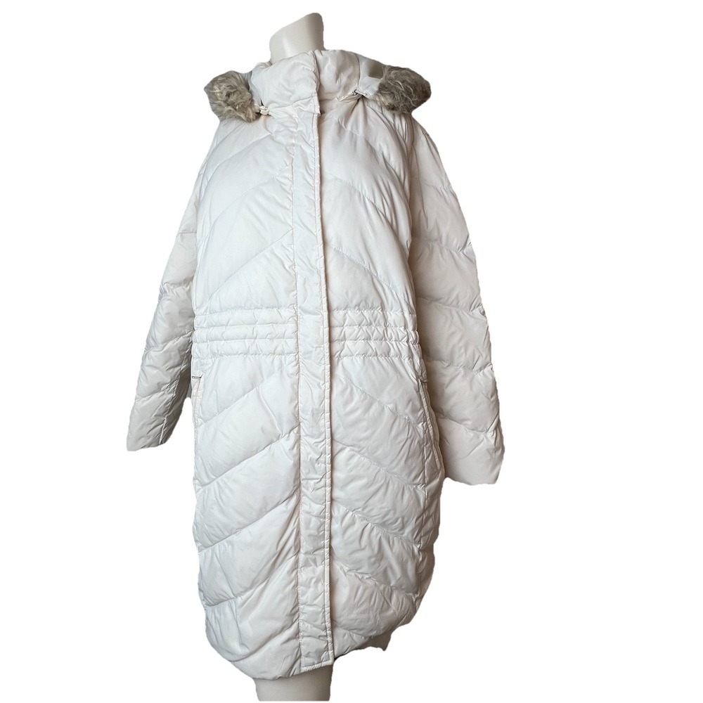 Talbots Woman Plus Size Down Filled Puffer Coat 2X, 3X? NO SIZE TAG-SEE PHOTOS